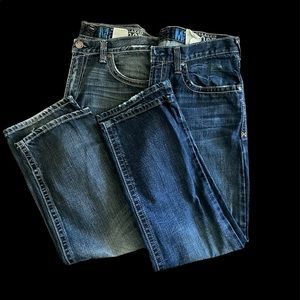 Pair of Ariat M2 Relaxed Bootcut Jeans Size 33x30